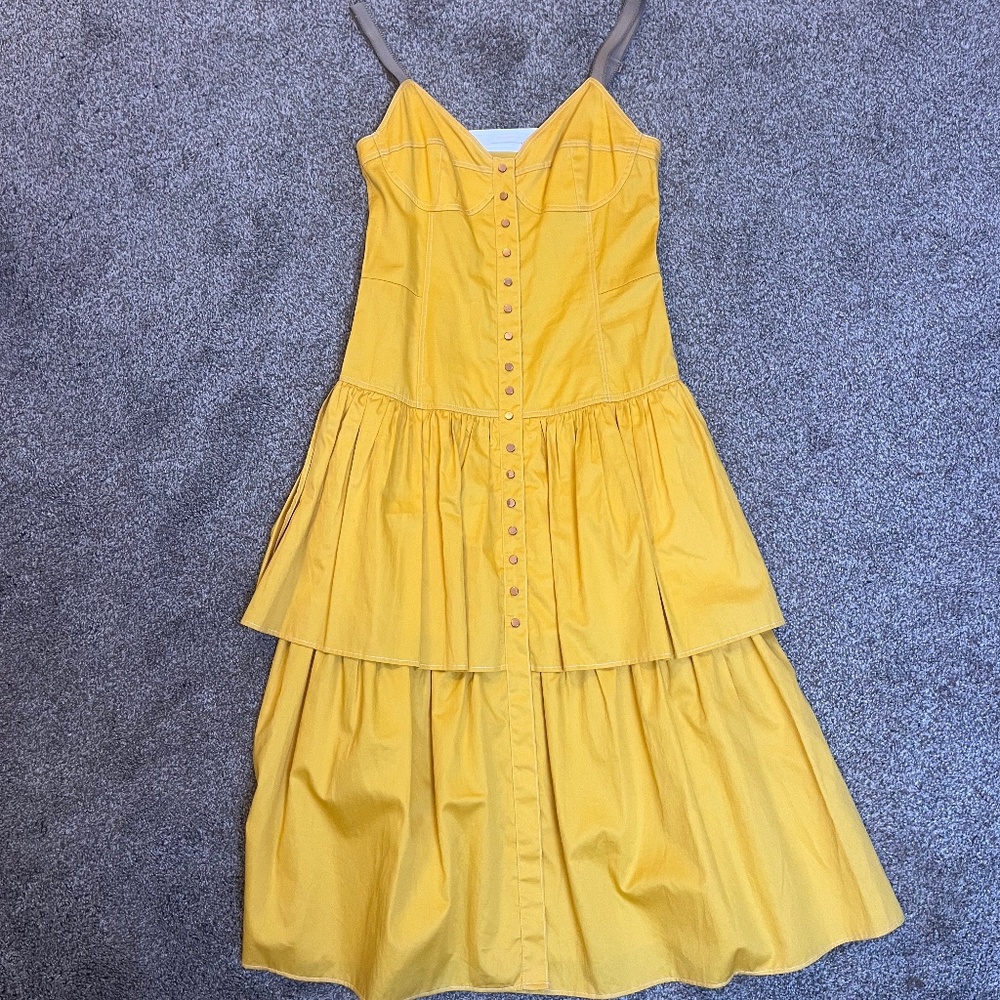 See By Chloe Yellow Maxi Dress Size Medium